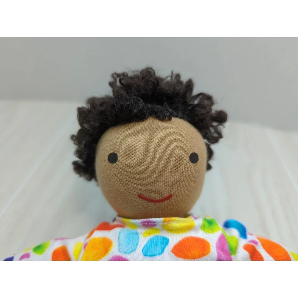 Lovevery Quinn Doll Plush‎ Cloth Organic Montessori Colorful NO OVERALL PANTS